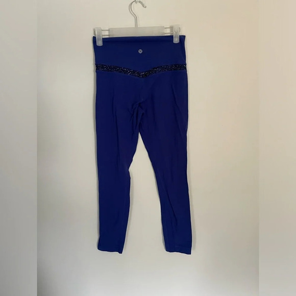 Lululemon RARE‎ Original Align Sapphire Blue Leggings - Picture 3 of 9